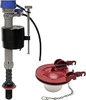 Fluidmaster K-400H-040-T5 PerforMAX Fill Valve & 3-Inch Flapper Kit for HET Toilets - Easy Install, Mansfield/Cato Compatible