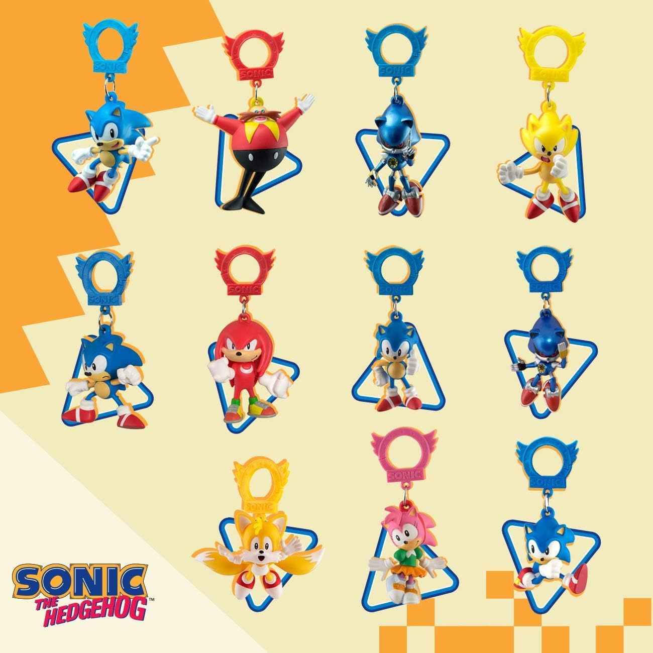 Just Toys LLC Sonic The Hedgehog Backpack Hangers (Single)