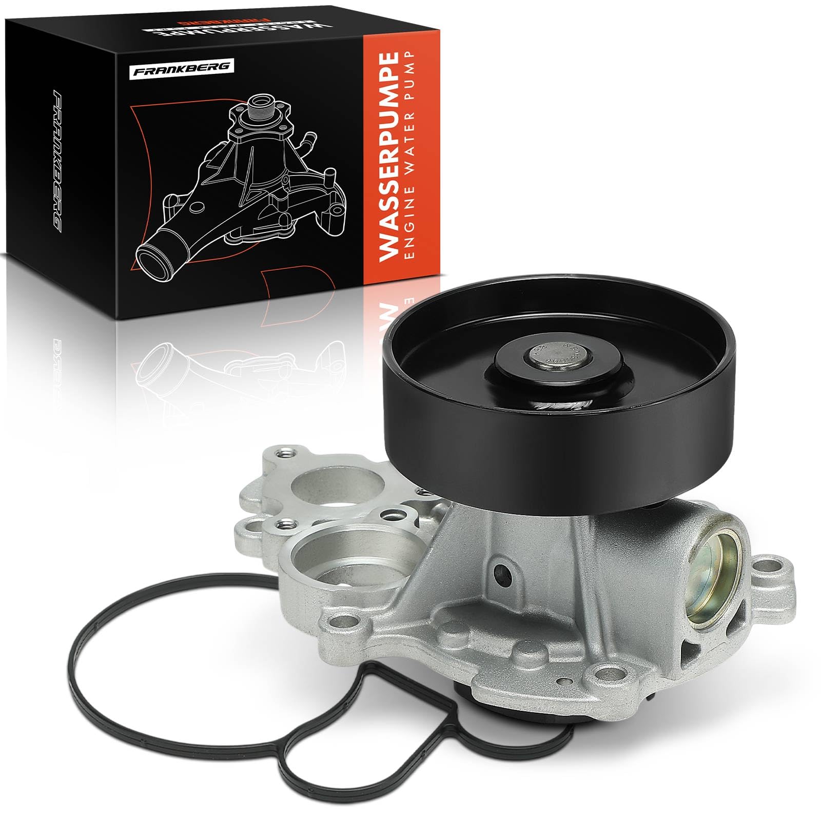 Frankberg Pompa dell'acqua di raffreddamento con guarnizione per benzina | Compatibile con: Serie 3 Touring G21 G81, 6 Gran Turismo G32, Serie 7 G11 G12, 3 Touring Van G21, 8 Coupé F92 G15