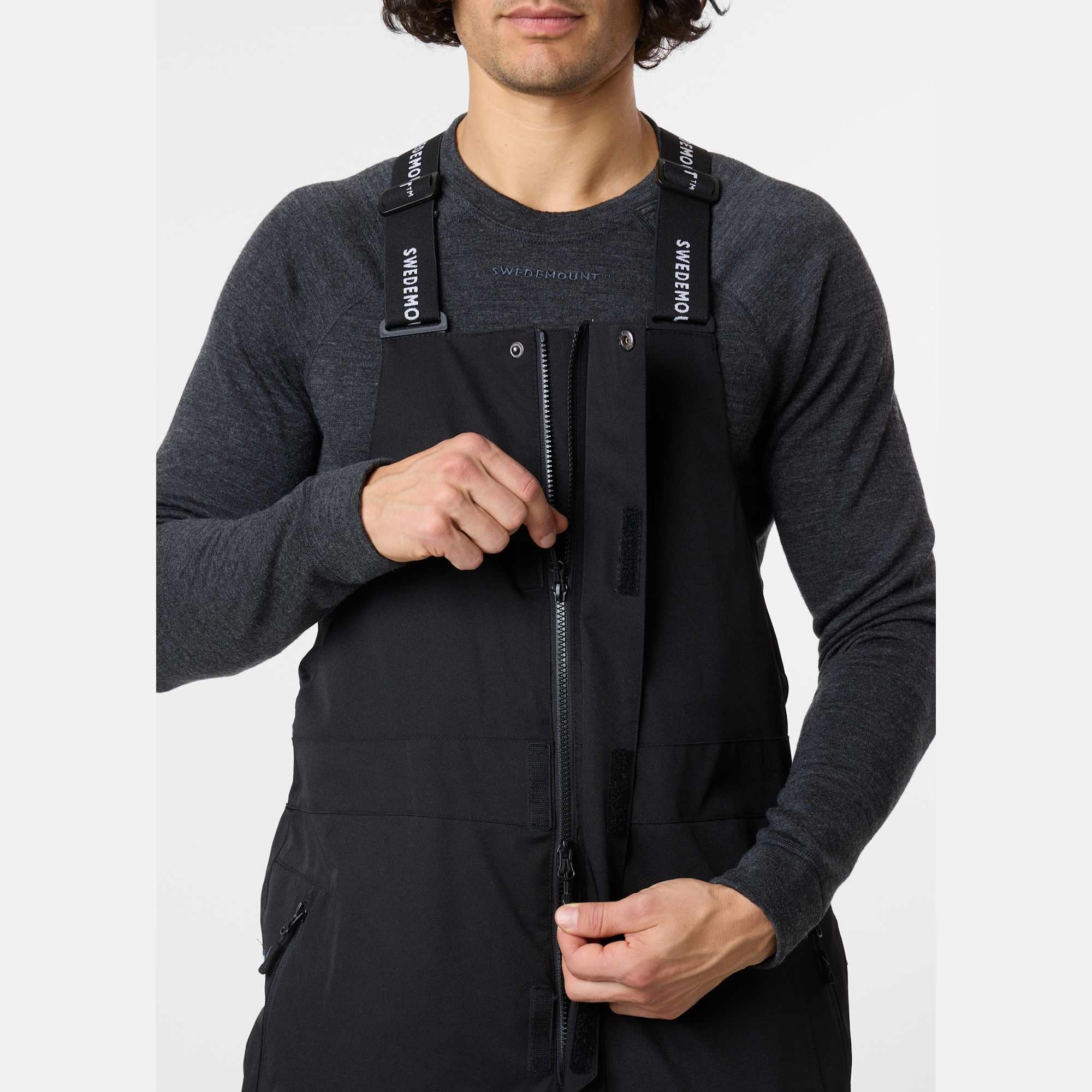 Swedemount Herren St. Anton Bib Pants, Wind- und wasserdichte Skihose mit Hosenträgern,Wassersäule von 8.000 mm und Einer Atmungsaktivität von 3.000 mm/m²/24h, perfekt für die Skipiste