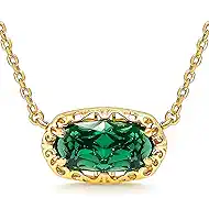 18K Gold/Silver Plated Birthstone Necklace for Women Trendy Cross Necklace Sturdy Paperclip Layered Necklaces for Women Fashion Jewelry Gift for Her