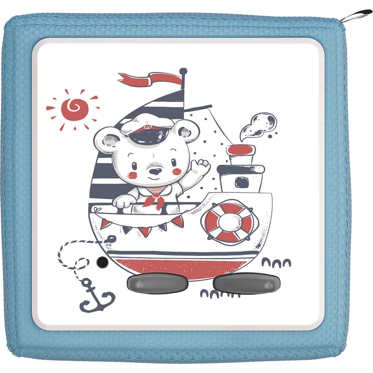 TheSmartGuard Protective Film Suitable for The Toniebox, foil Sticker, Teddy Bear Sailor on Boat