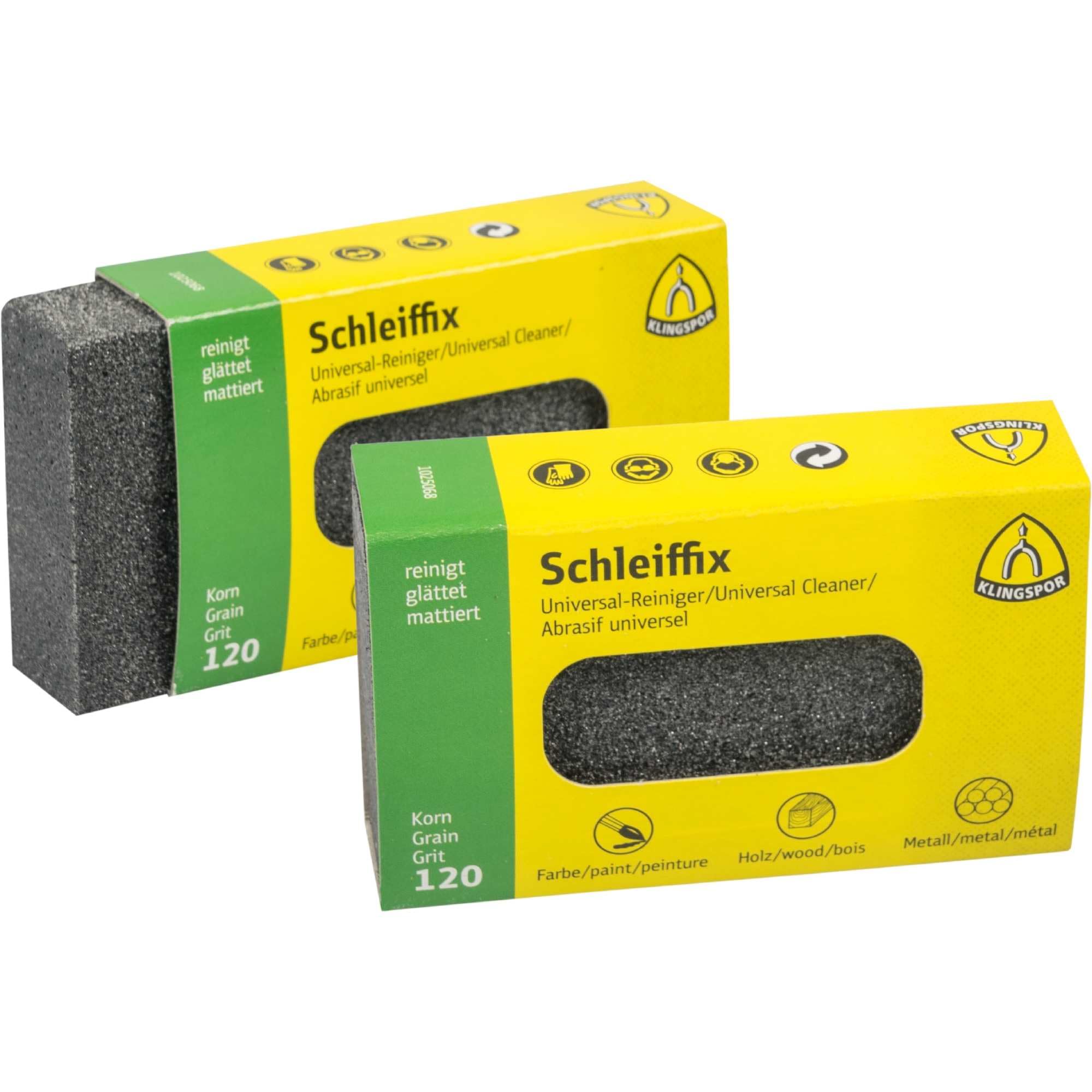 18 x Klingspor SFK 655 Schleiffix Handklotz, 80 x 50 x 20 mm Korn 120 Art.: 13802