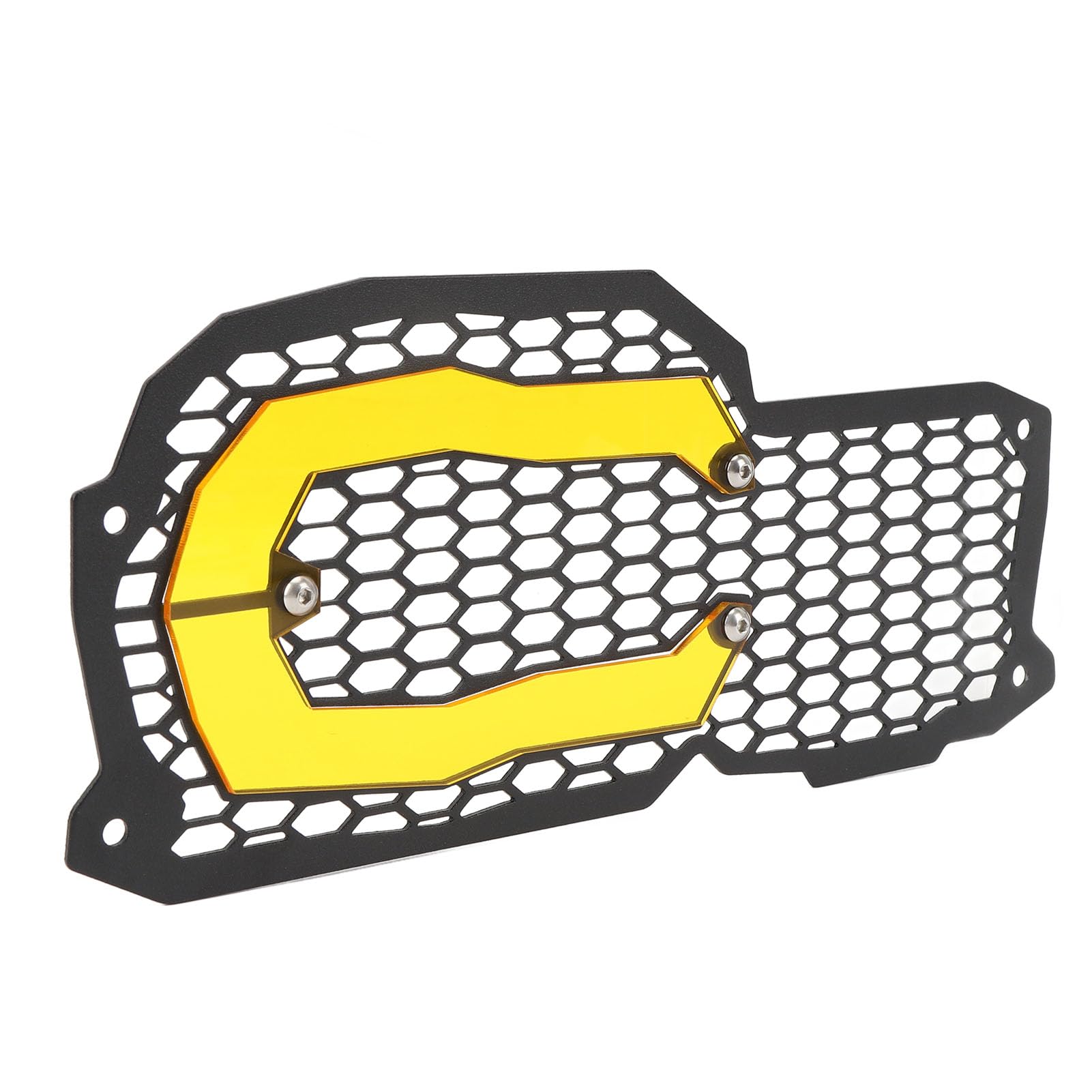 AMONIDA Edelstahl-Motorrad-Scheinwerferschutz, Langlebig, Einfache Installation für F800GS, F700GS, F800R (YELLOW)