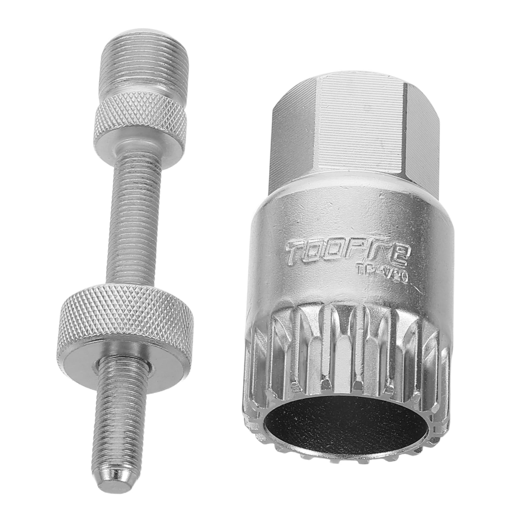 BESTonZON 1 Set Multifunctional Bicycle Bottom Bracket Remover Tool with Drop Device Compatibility for Mountain and Various Bikes Durable Spline Sleeve Repair Wrench