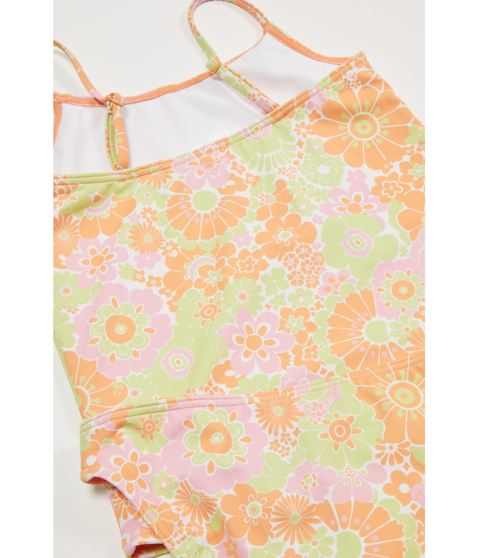 Roxy Girl's Happiness Feeling Tankini Set (Toddler/Little Kids/Big Kids) Mock Orange Piece of Paradise 5 Little Kid