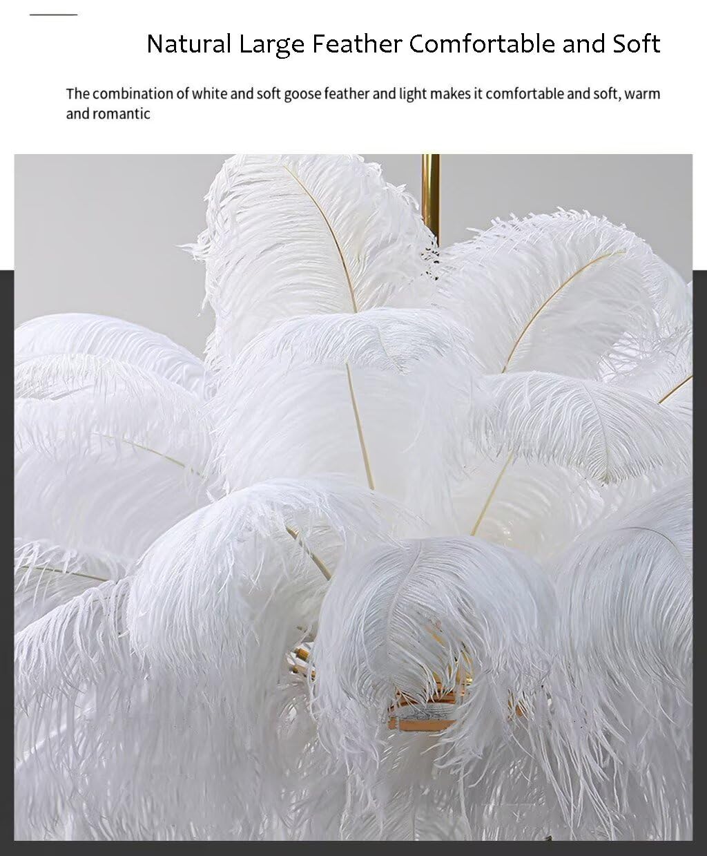 Kreatywna biała lampa wisząca, nordycka 80 cm, reflektor LED 4500 K, nowoczesna lampa wisząca do salonu, sypialni, jadalni, pokoju dziecięcego.