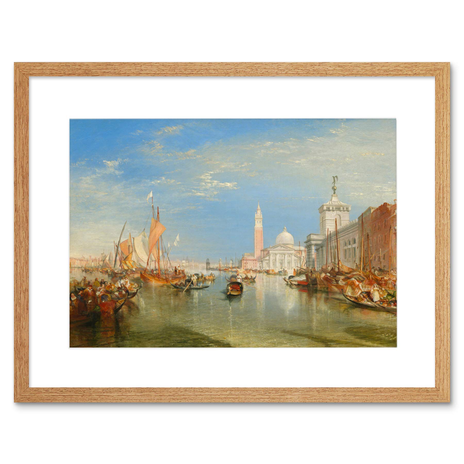 Wee Blue Coo Joseph Mallord William Turner Venice Dogana San Giorgio Framed Wall Art Print