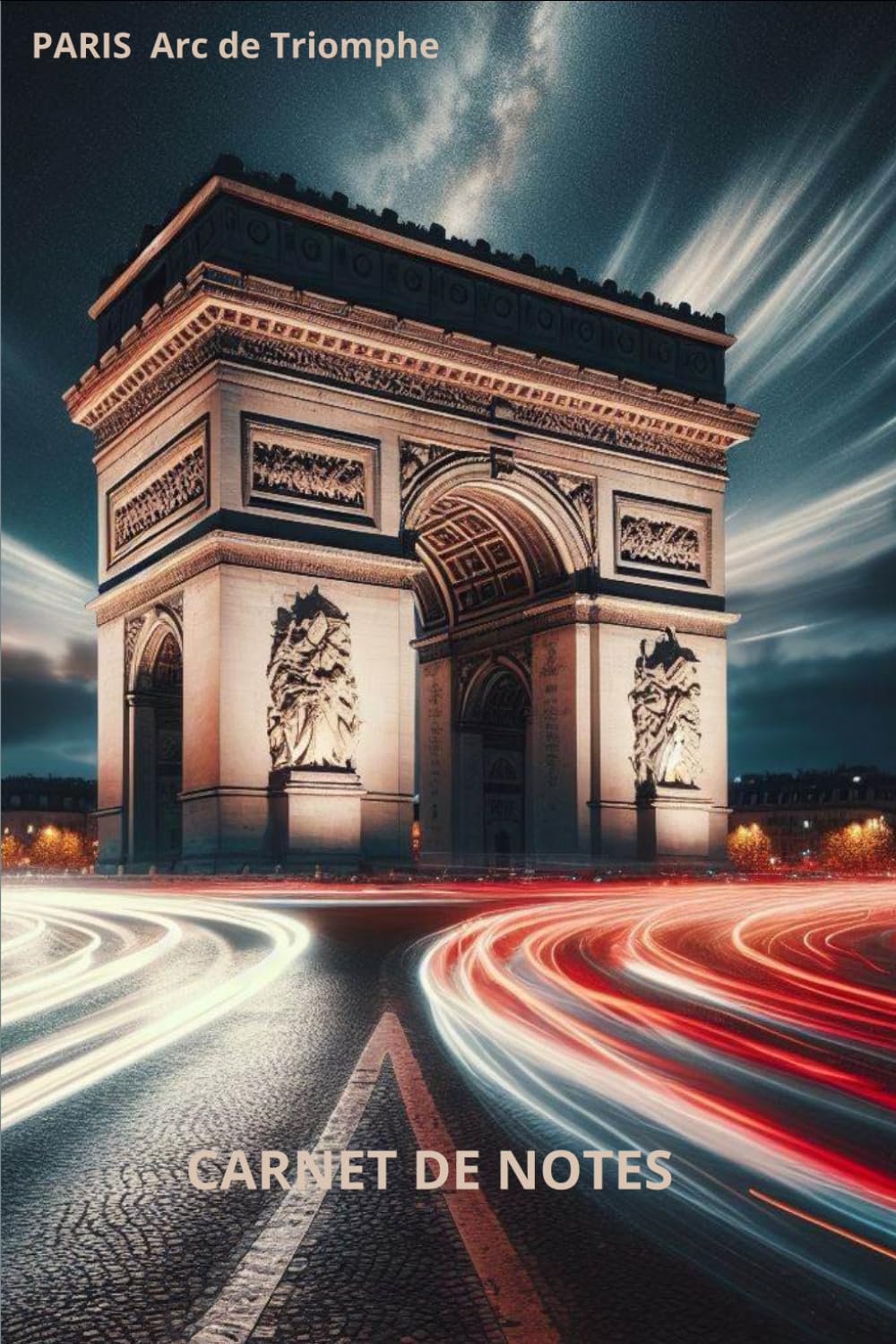 l'Arc de Triomphe: Carnet de notes broché