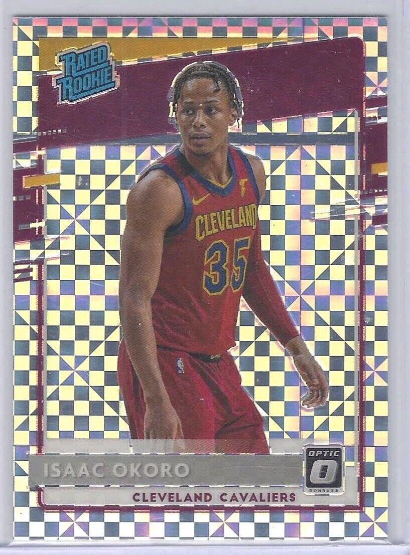 Isaac Okoro 2020-21 Donruss Optic Silver Checkerboard Ssp Rated Rookie Rc #155 - Basketball Cards
