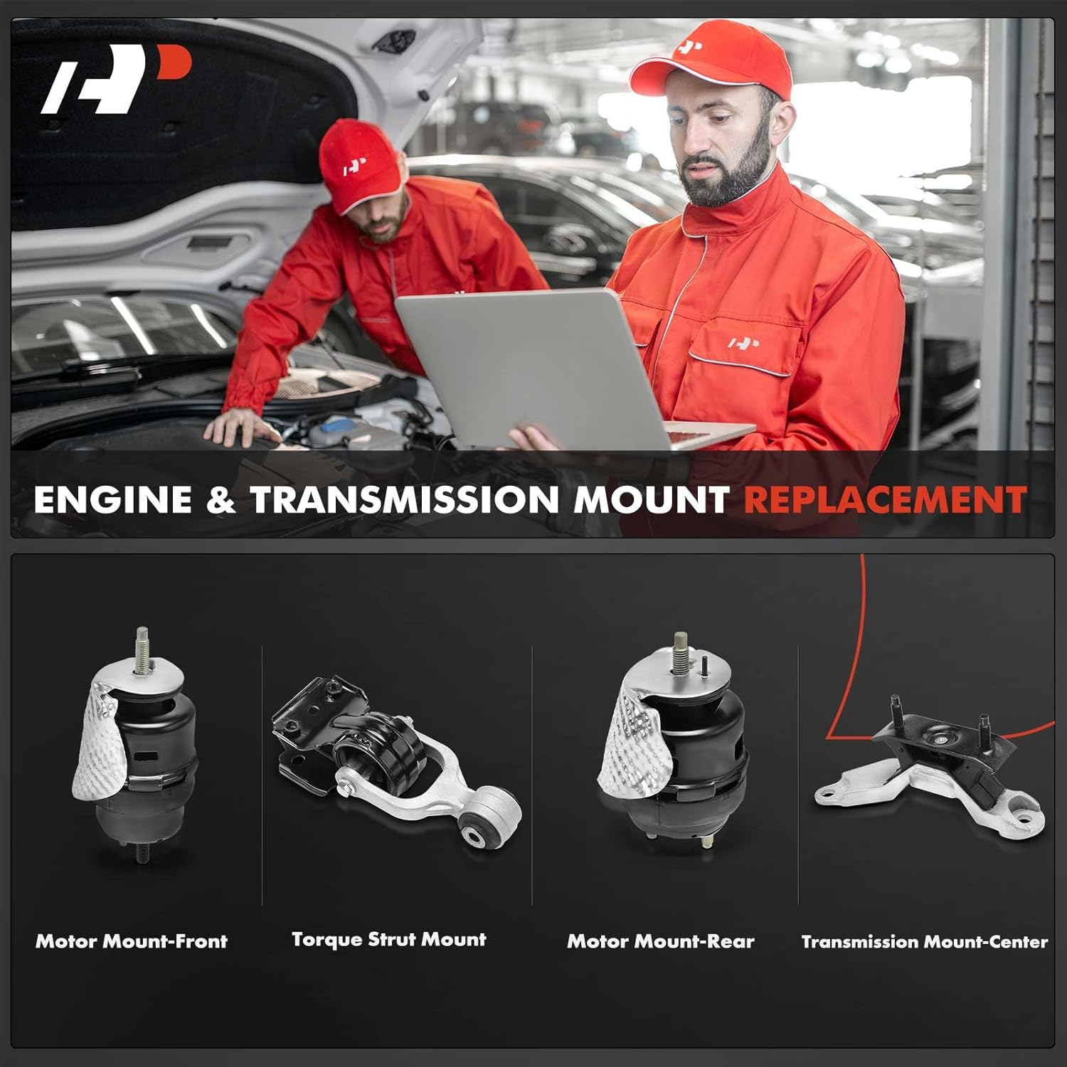 A-Premium 4PCS Engine Motor Mount and Transmission Mount Set [Automatic Transmission] Compatible with Chevrolet Impala 2012-2013, Impala Limited 2014-2016, V6 3.6L, Replace # 22857330 22946377