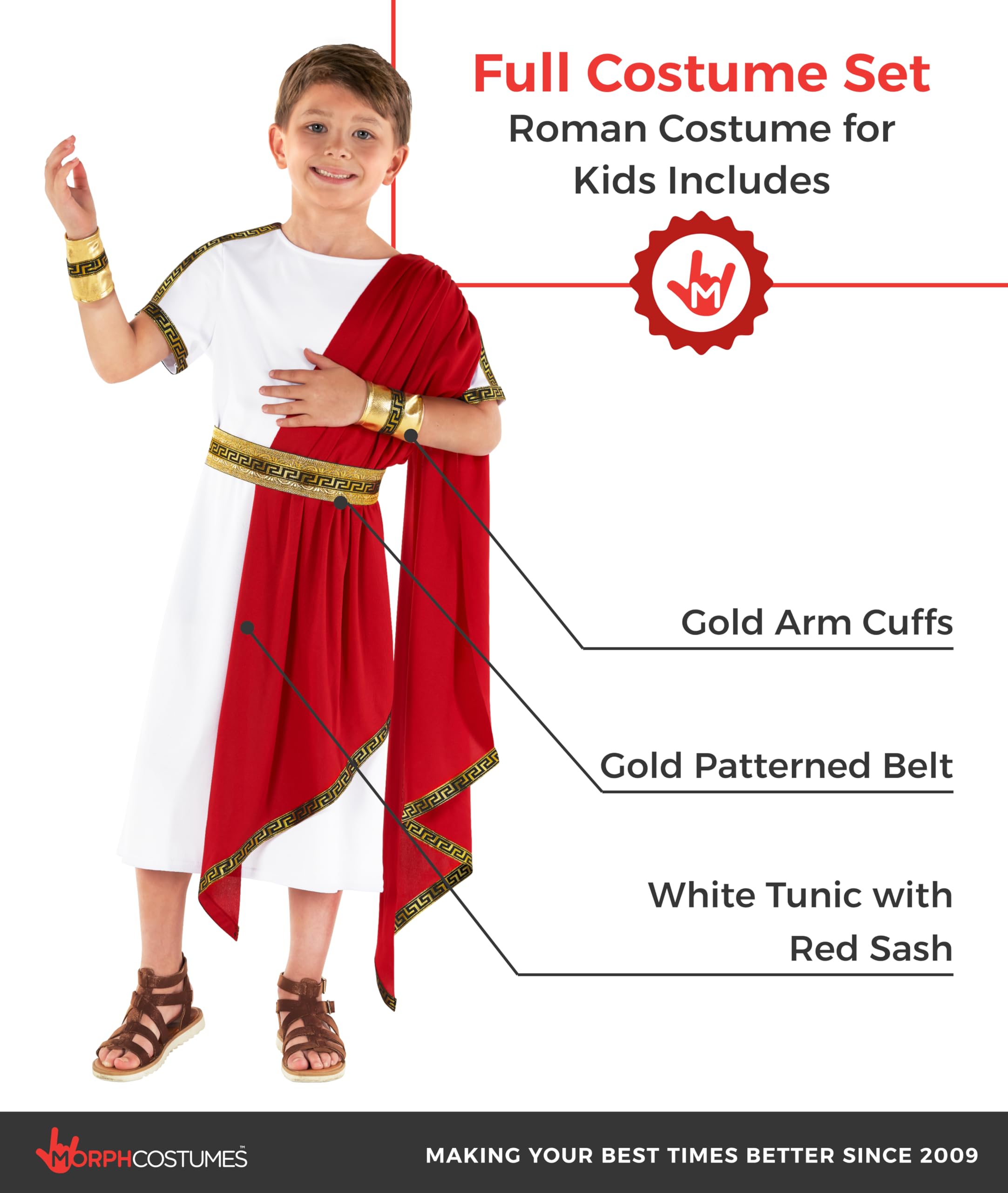 Morph Deguisement Romain Enfant, Déguisement Romain Enfant, Costume Grec Enfant, Costume Romain Enfant, Toge Romaine Garcon, Deguisement Halloween Garcon, Costume Enfant Carnaval S,M,L,XL