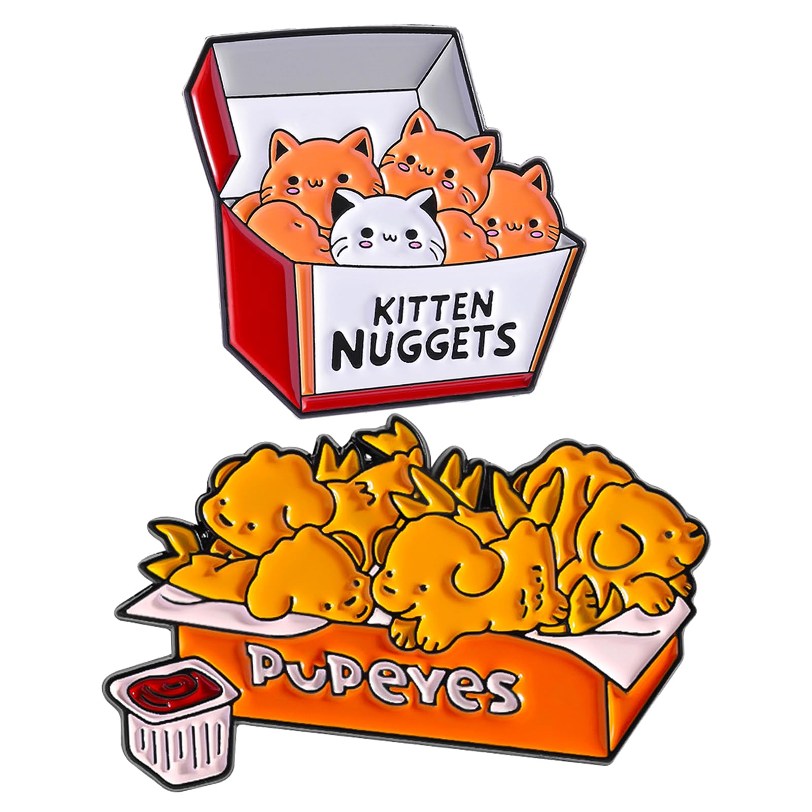 Cute Enamel Pins Cartoon Lapel Pin Brooch Badge for Backpack Jackets Funny Tiger Pins for Gift Anime Enamel Pin for Clothing Hat Decoration