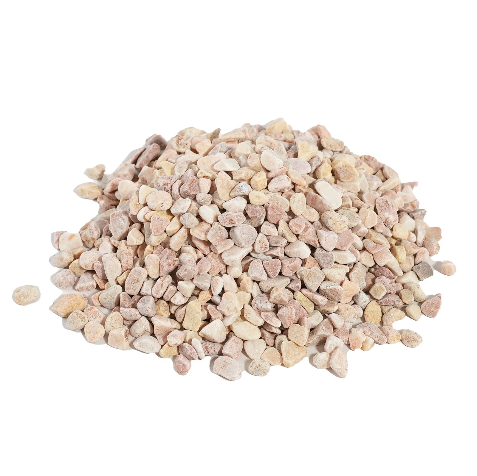 36 LBS Natural Gravel(3 x 12 LBS Bags) for Fish Tank, StoneCreek Betta Fish Aquarium Gravel, Vase Filler, River Rocks, Landscaping, Perfect for Aquarium Decor, Fish Tank, Indoor Plant, Pale Yellow