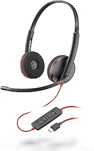 Plantronics C3220 wired stereo USB-C headset