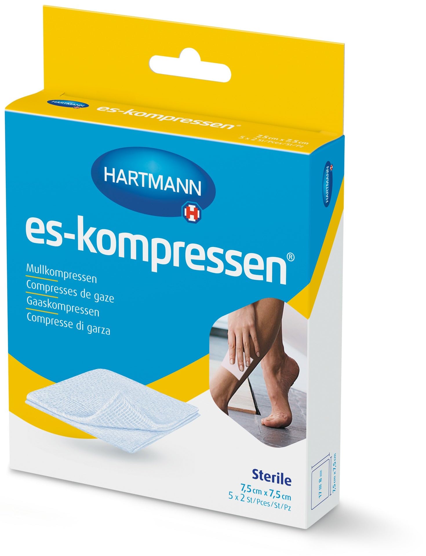 ES-Kompressen unsteril 10x10 cm 16fach, 100 St, 100 St