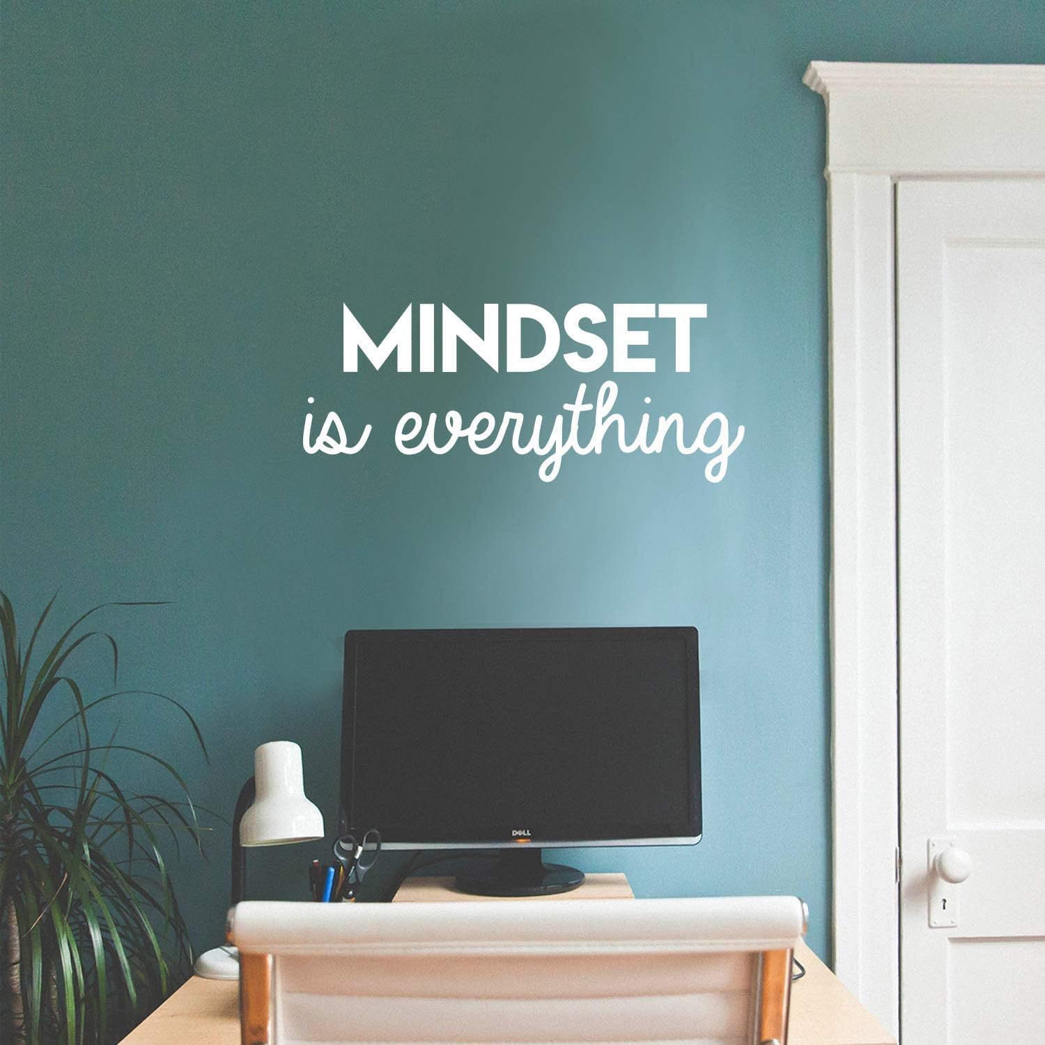 Amazon.com: Vinyl Wall Art Decal - Mindset is Everything - 11" x 27 ...
