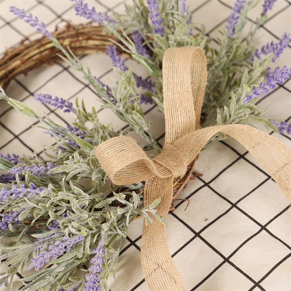 Wreaths Door Lavender Wreath for Home Wall Window Wedding Decoration