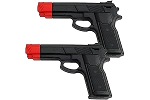 BladesUSA Black and Red Rubber Training Guns