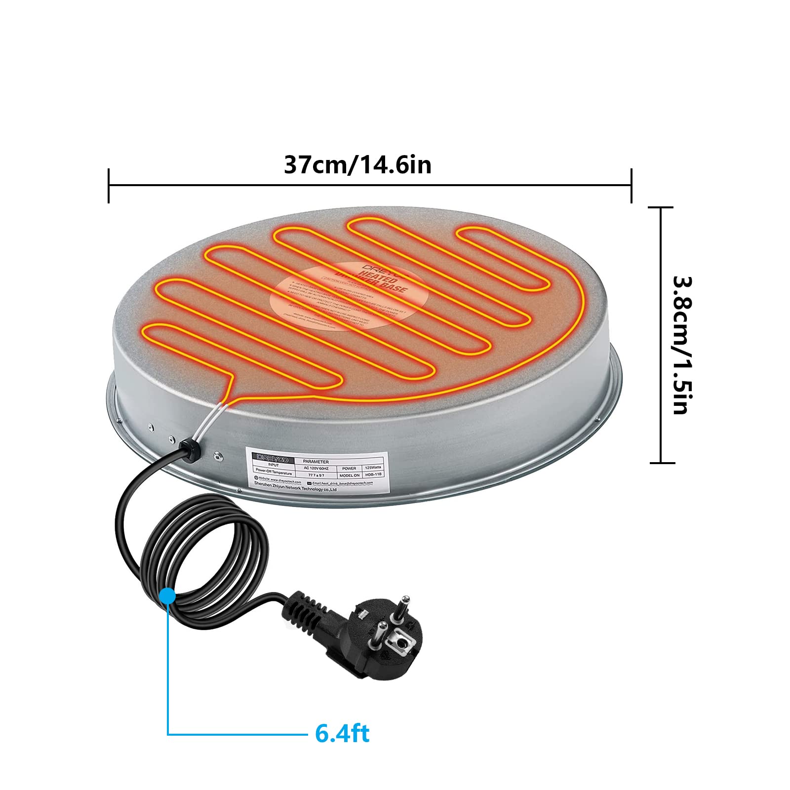 Heizplatte Für Geflügeltränke 55w, Wärmeplatte Aus Heizplatte Für Geflügeltränke 55w, Wärmeplatte Aus