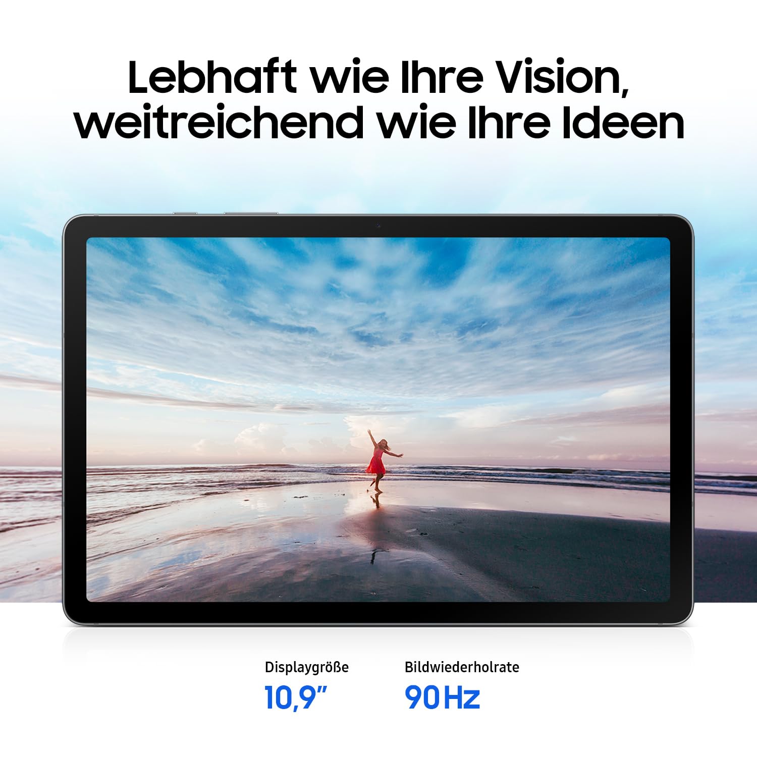 Samsung Galaxy Tab S10 5G Lite Enterprise Edition, Android Tablet mit KI, 6 GB RAM, 128 GB Speicher, inkl. S Pen, 5G, 3 Jahre Herstellergarantie, Grey