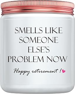 Retirement Gifts for Women Men, Best Happy Retired 2026 Candles, Funny Teacher Coworkers Nurses Retired Gift Ideas, Lavender Scent