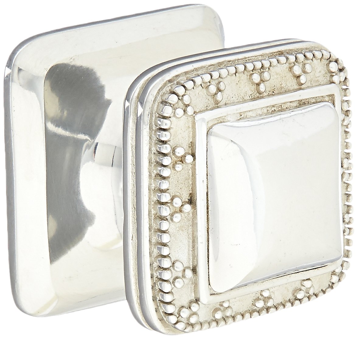 Vicenza DesignsVicenza Designs K1144-PEWT-PS Gioiello Elizabethan Knob, Small, Polished Silver