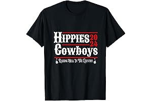 Hippie & Cowboy T-shirt: Embrace the Great Outdoors in Style