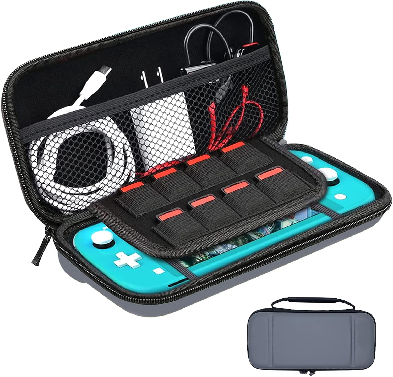 Lycebell キャリーケース Nintendo Switch Lite用 ハードシェルトラベルキャリーケース Switch Lite用 ゲーム