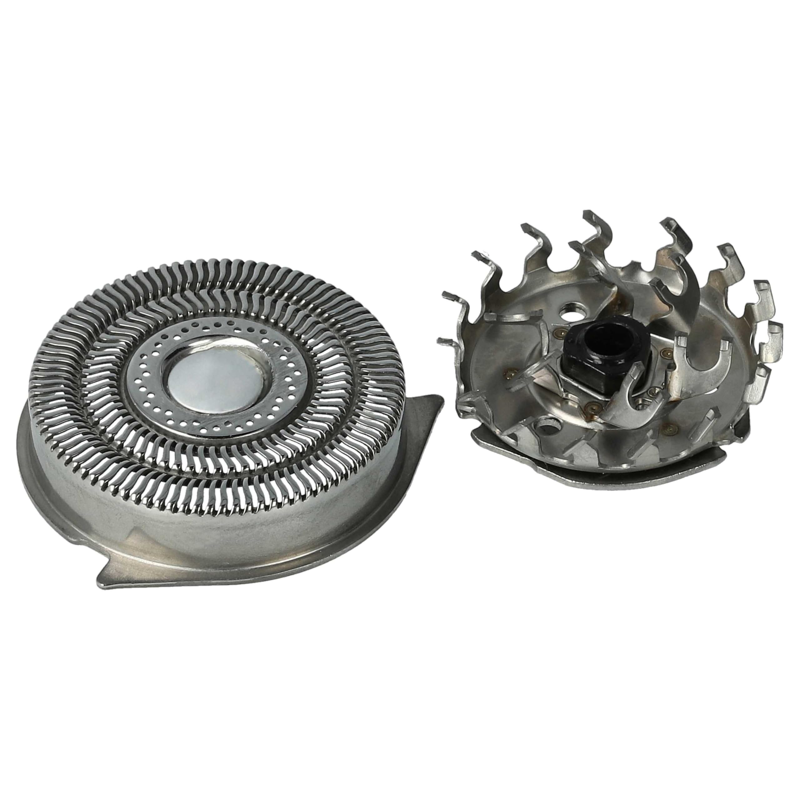 vhbw 3x cabezales reemplaza Philips HQ9 para máquina de afeitar, plata