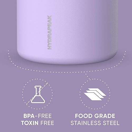Miniatura 52 de Hydrapeak - Termo de acero inoxidable de 32 oz, aislamiento al vacío, comida caliente y fría, boca ancha, a prueba de fugas, para adultos y niños
