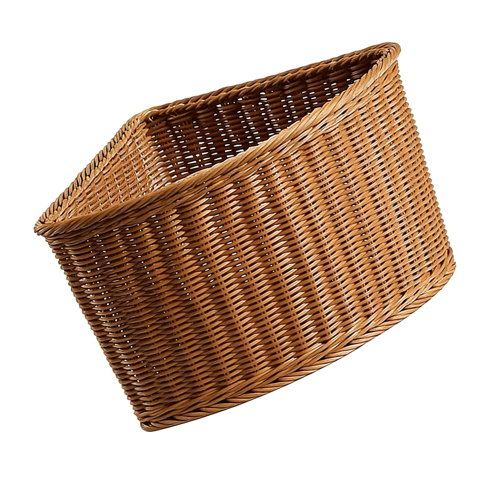 YWLUUOO Arced Shape Storage Bin Flexible Corner Shelf Organizers with Breathable Weave Shelf Basket for Home Closet Sturdy Triangular Shape Organizers