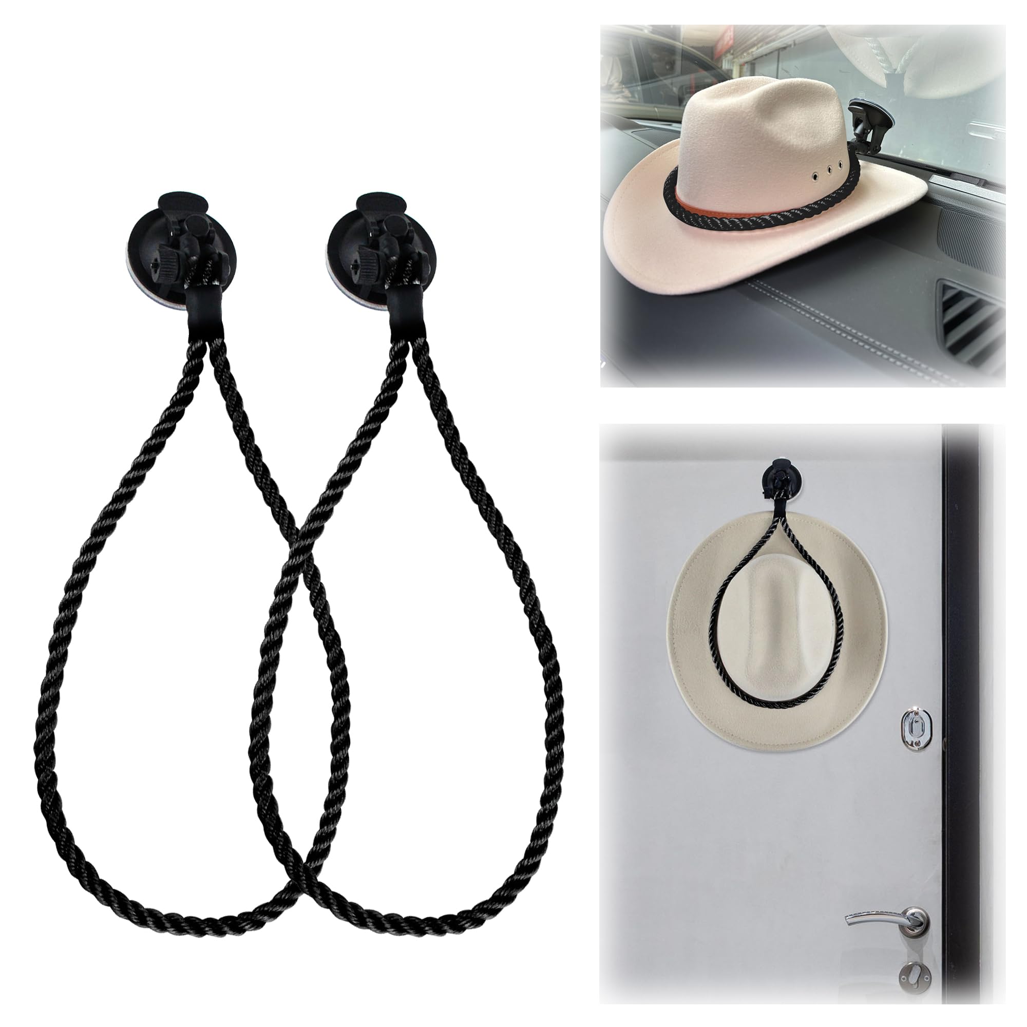 YOOLEETC Suction Cup Hat Mounts