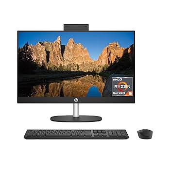 HP All-in-One 24-cr0040 PC, Windows 11 Home, 23.8