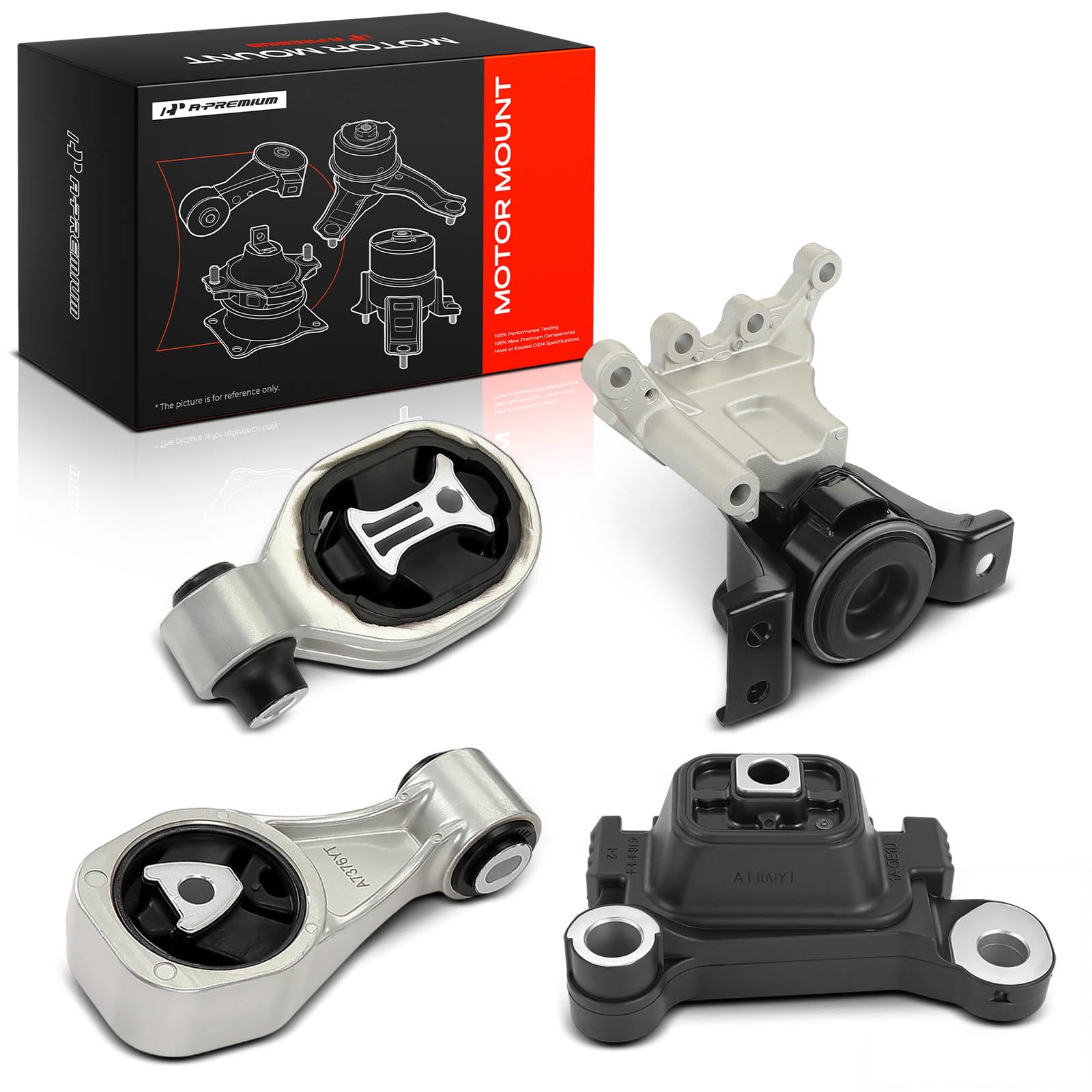 A-Premium 4PCS Engine Motor Mount and Torque Strut Mount Kit