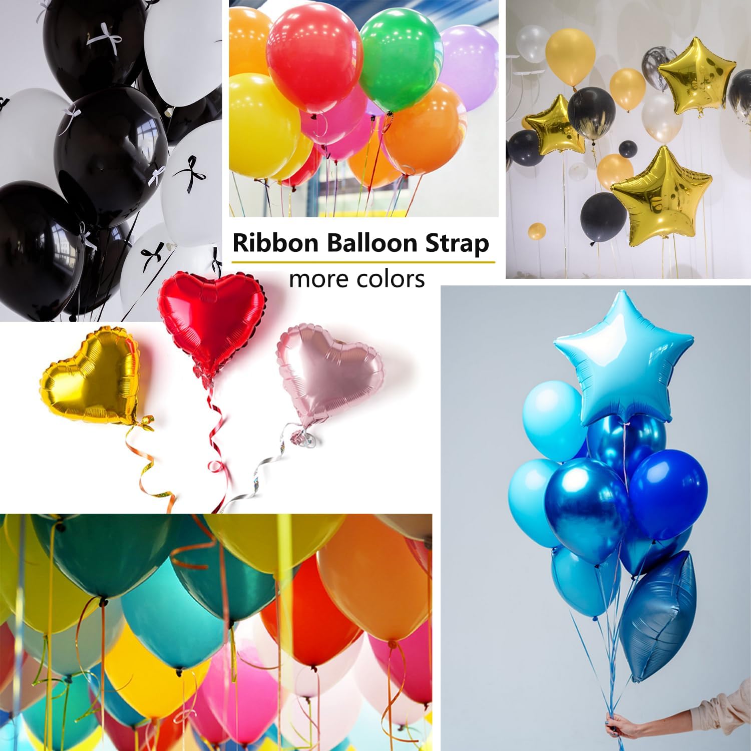 500 Yards Curling Ribbon-Balloon String for Birthday Gift Wrapping,Festival Party Decor,Ribbons & Bows for Christmas New Year Gifts Supplies (Laser Red) - Image 5