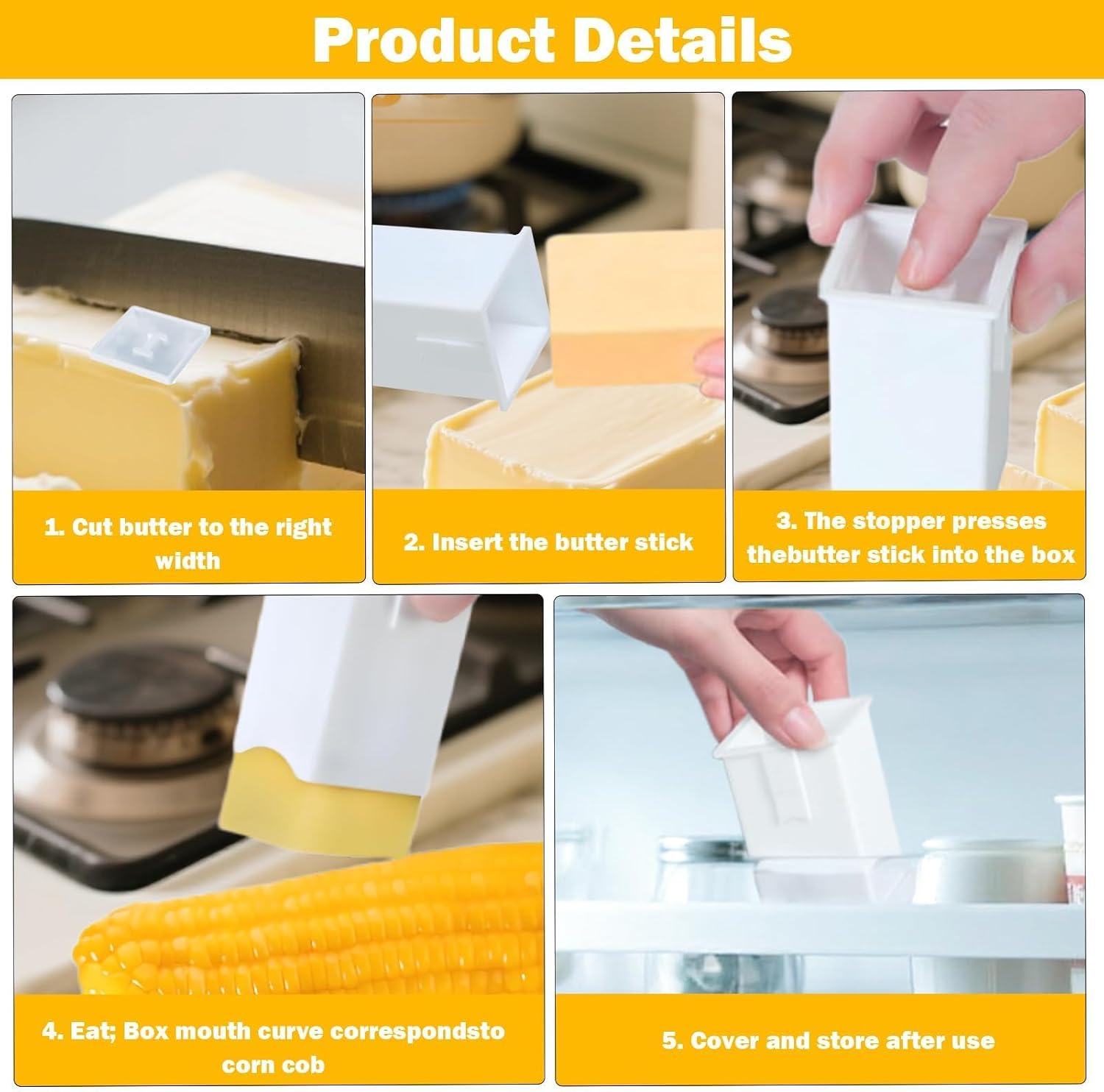 Corn Butter Spreader Dispenser 2PCS