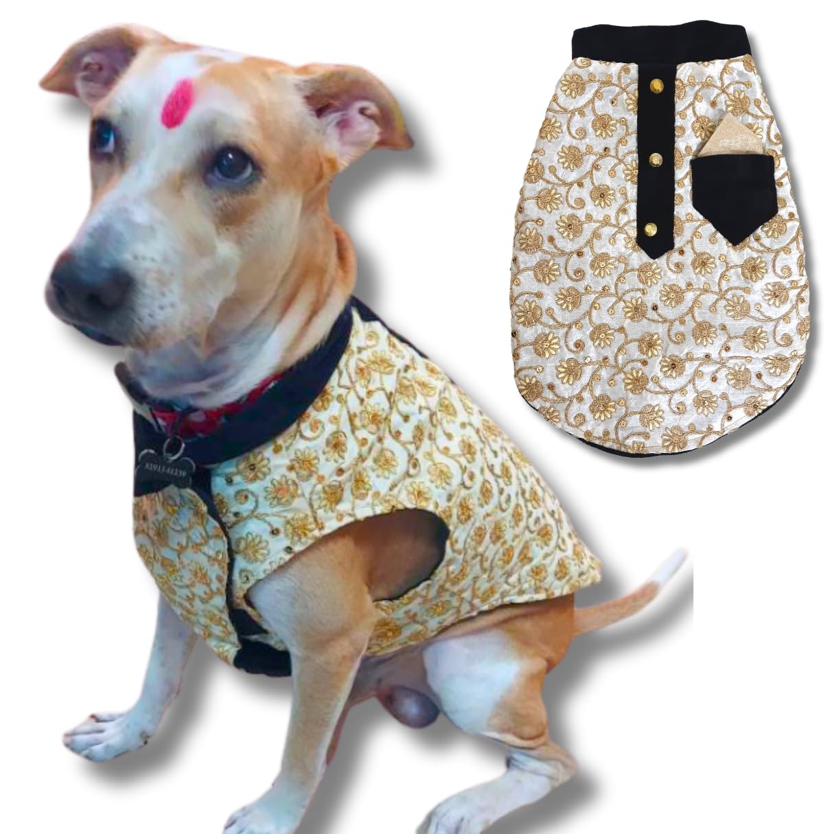 See full amazon price history chart for Kitty & The Woof Gang Dog Sherwani | Dog sherwani for wedding | Cat sherwani | Dog Dress | Traditional costume | Pet apparel Festive/Wedding/Diwali/Navratri | Ethnic Wear | small, medium, large XXL-22 Kitty & The Woof Gang Dog Sherwani | Dog sherwani for wedding | Cat sherwani | Dog Dress | Traditional costume | Pet apparel Festive/Wedding/Diwali/Navratri | Ethnic Wear | small, medium, large XXL-22 (B09QZ2R1M9) Amazon Price History, Amazon Price Tracker