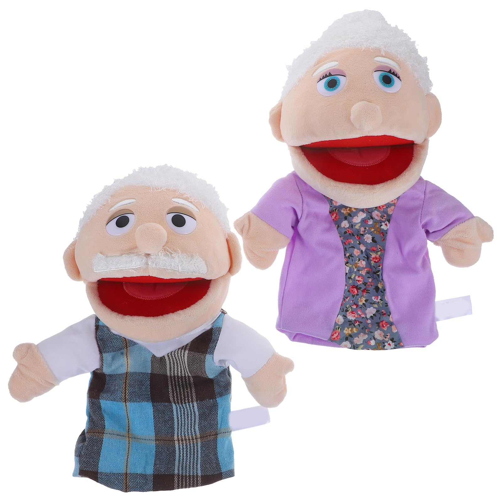 minkissy Marionetas de Mano para Juego de rol 2 Piezas de Felpa Educativas para Niños y Adultos