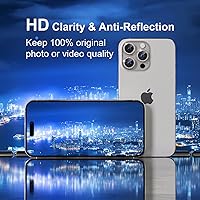 Vista 144 de Misea [3+1] for iPhone 14 Pro/iPhone 14 Pro Max Camera Lens Protector Bling, 9H Tempered Glass Camera Cover Screen Protector Metal Individual Ring