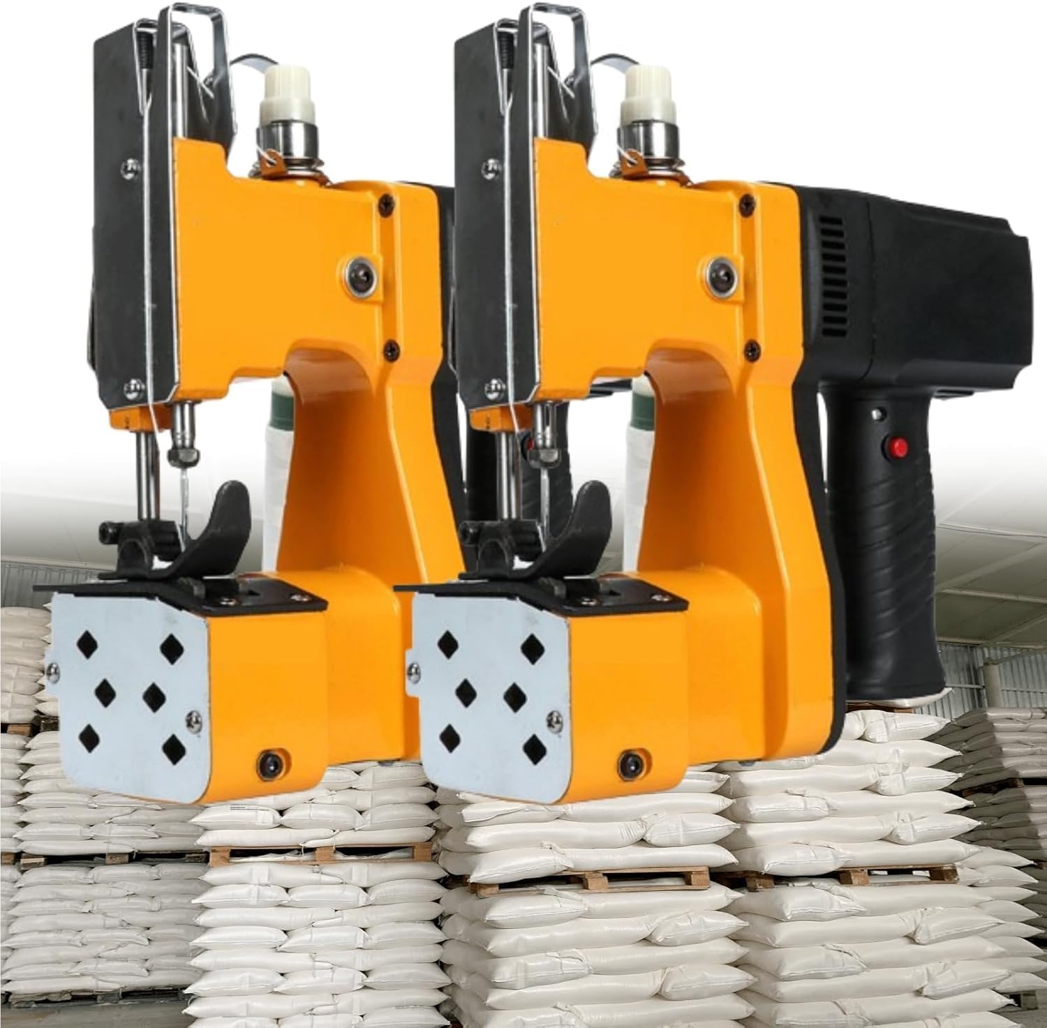 Two Electric Bag Sewing Machine, Cordless Bag Closer Sewing Machine 190W for Woven Snakeskin Bag Sack
