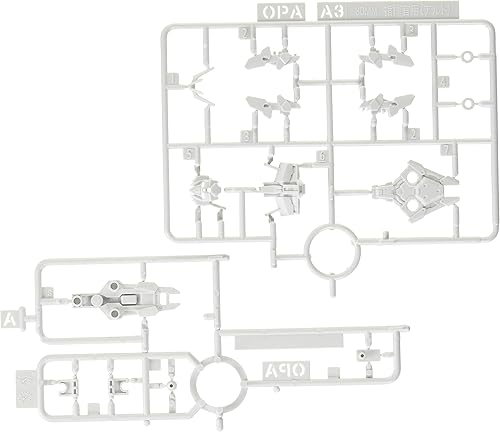 Miniatura 2 de Bandai Hobby - Armadura de opción 1/144 de 1.181 in para tipo comandante [exclusivo alto/blanco]