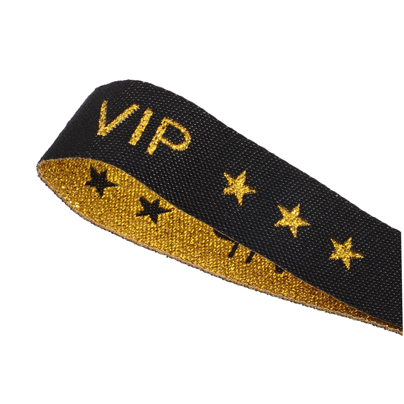 50piezas Pulseras De Vip Para De Identificación Para Conciertos y Resistentes y Cómodas Diseño Color Dorado