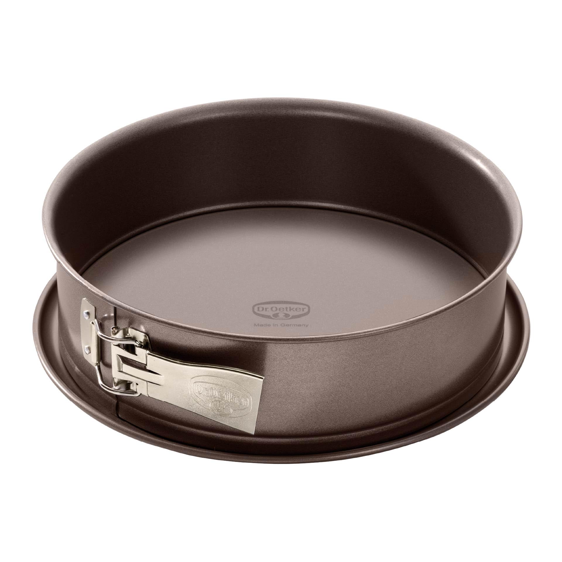 Dr. Oetker, Back-Harmonie, Taglia con Fondo Staccabile, Acciaio, Marrone, Ø 30 cm