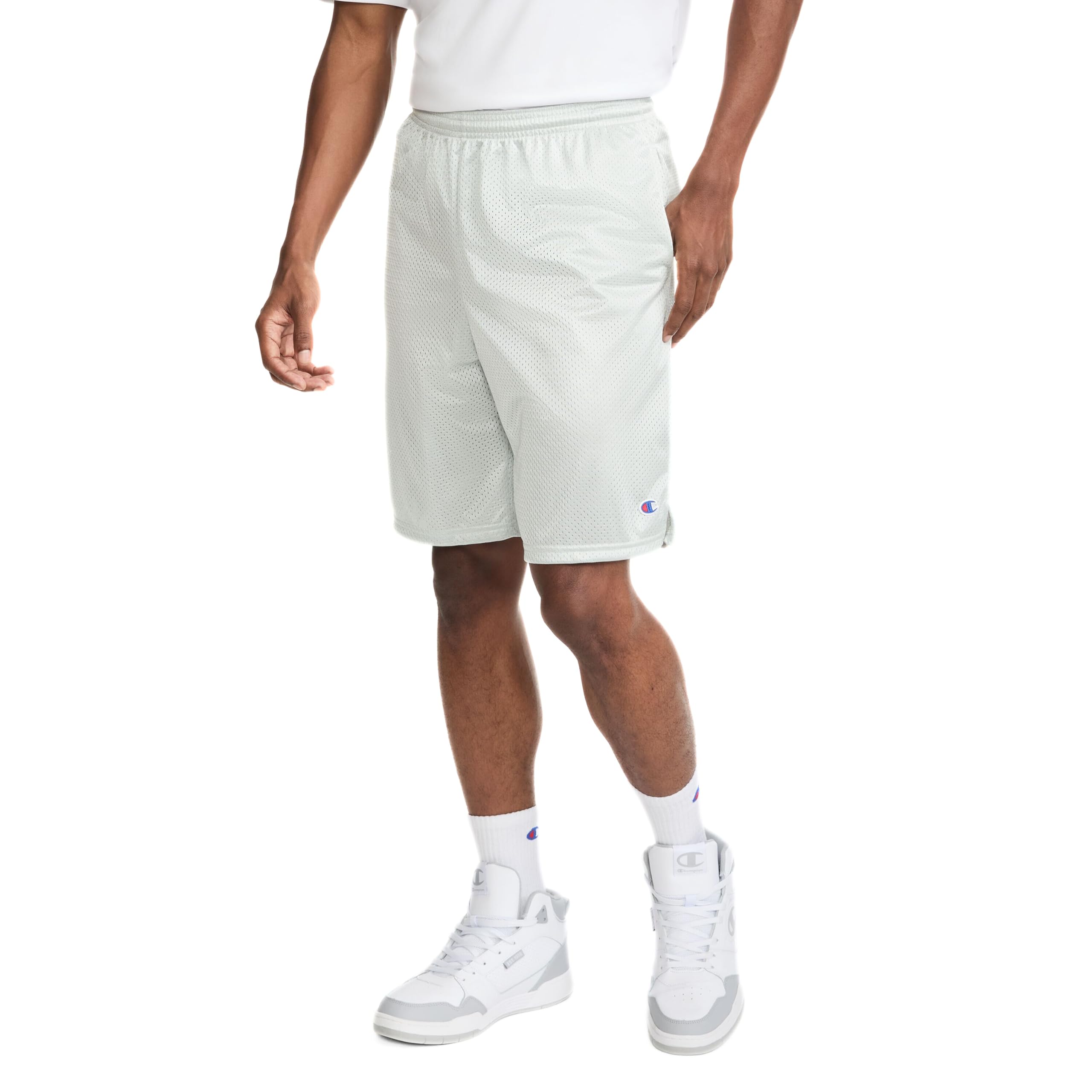 Men's Big-Tall Mesh Short with Piping