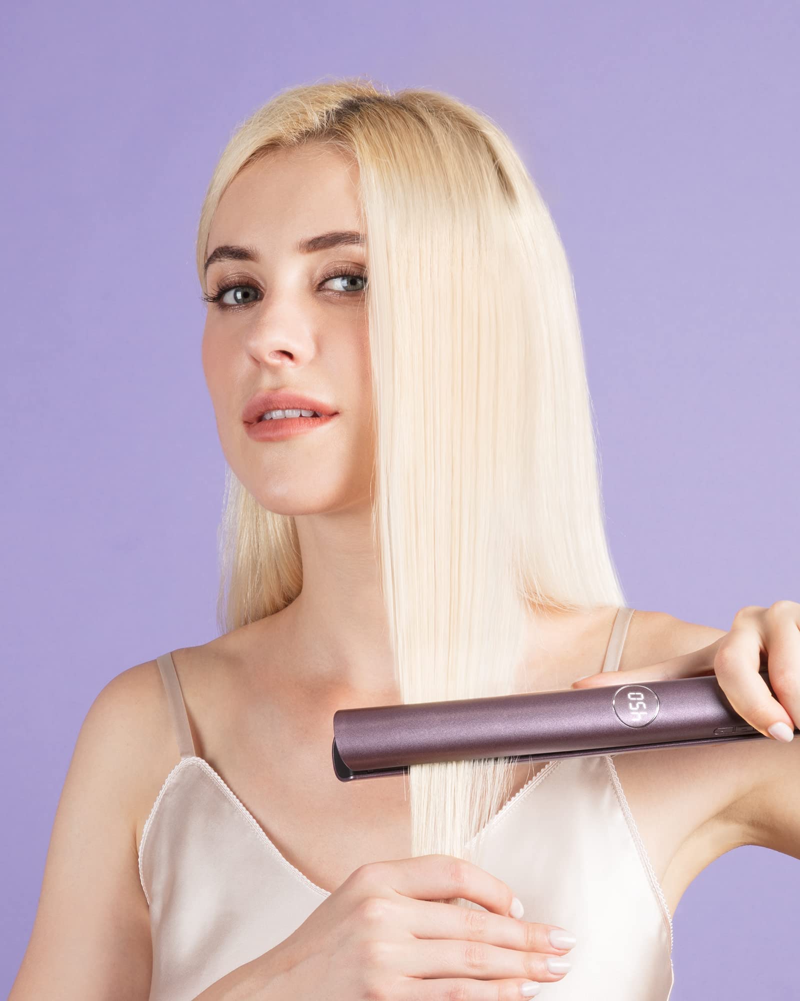 Amazon.com: Hair Straightener Flat Iron for Hair V5 with Titanium