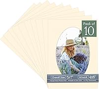 Vista 26 de CountryArtHouse Marco ovalado verde cazador de 5 x 7 pulgadas, sin ácidos, con núcleo blanco, corte biselado para fotos de 4 x 6, se adapta a marcos