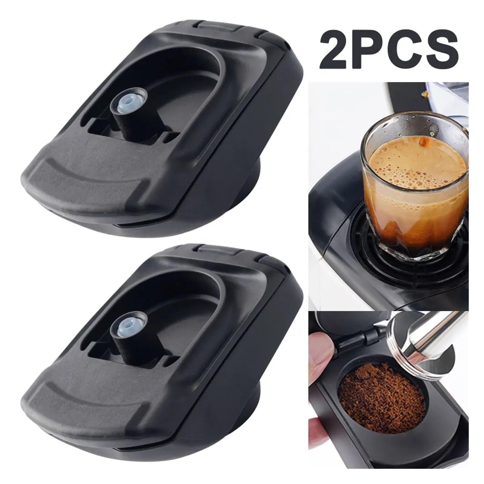 Adaptador For Cápsulas De Café Y Polvo, Utensilios De Cocina Reutilizables, Compatible Con Dolce Gusto Edg Y Cafetera，Compatible Con Lumio DG325.(For DC39 X2)