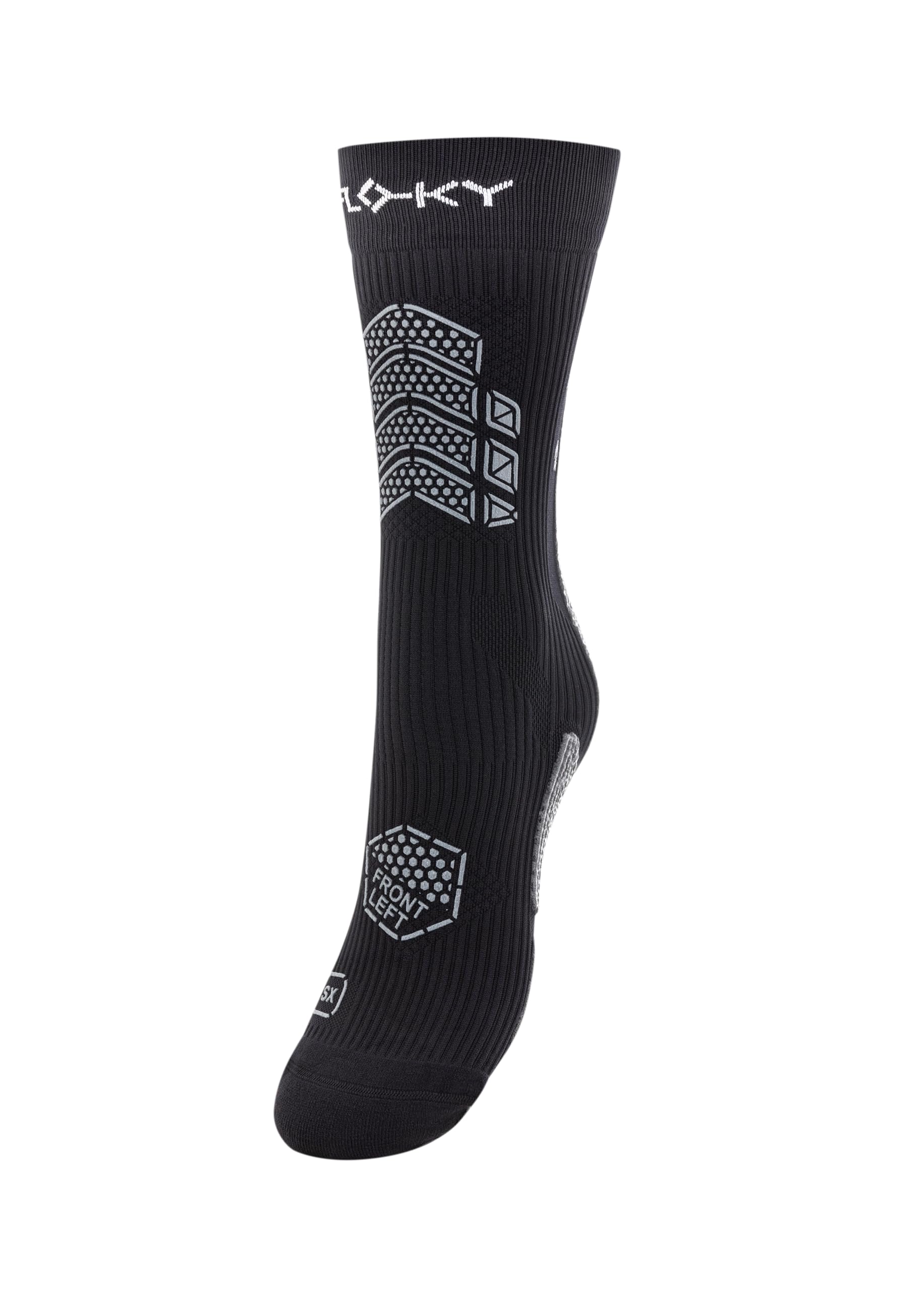 FLOKY - Axist 3D - Sports Biomechanics Socks - Black - Size M/L - T2