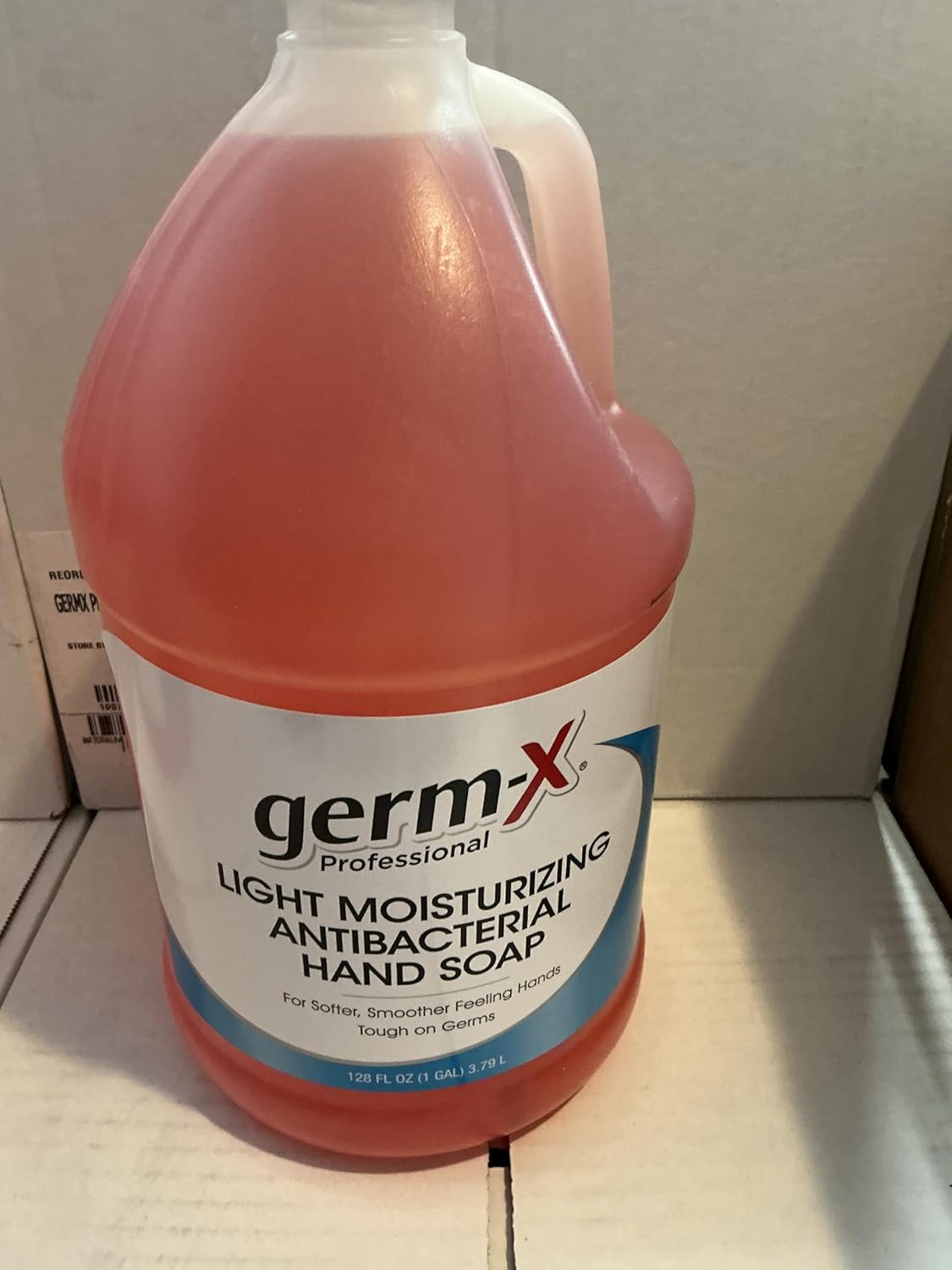 Germ-X Professional Light Moisturizing Hand Soap, Antibacterial Liquid, 1 Gallon